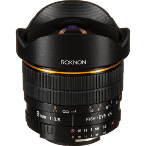 Lente Rokinon 8mm f/3.5 Fisheye para Nikon F