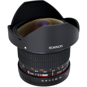 Lente Rokinon 8mm f/3.5 HD Fisheye para Canon EF