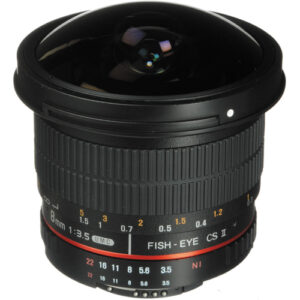 Lente Rokinon 8mm f/3.5 HD Fisheye con Removable Hood para Nikon F