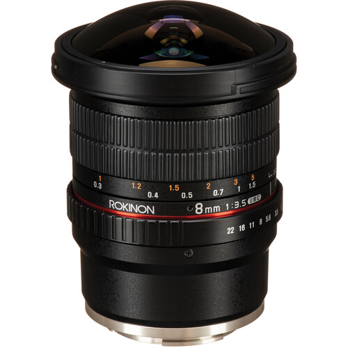Lente Rokinon 8mm f/3.5 UMC Fisheye CS II Lens para Sony E