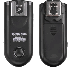 Transmisor y receptor Trigger YN-RF-603 II para Canon