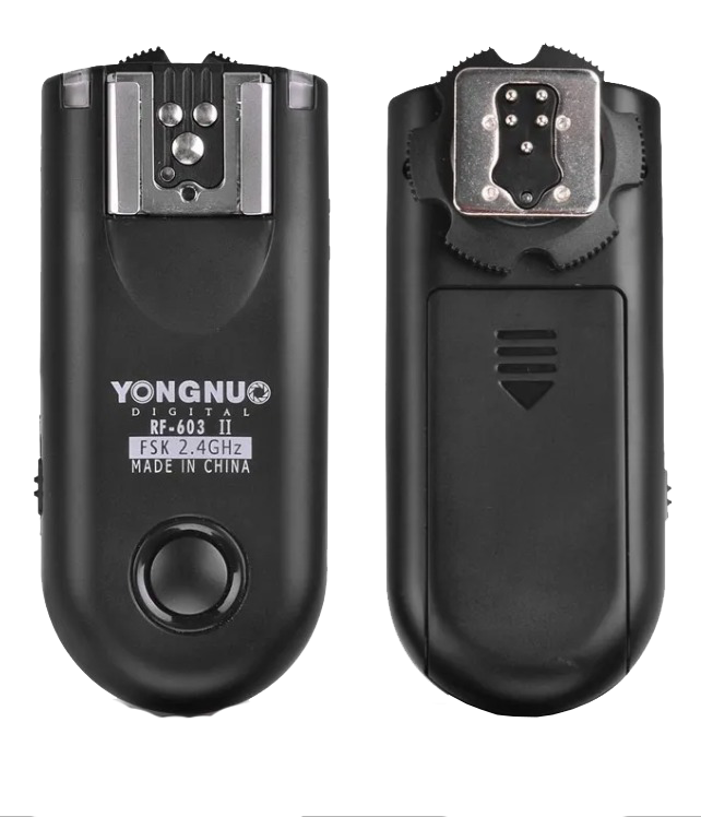 Transmisor y receptor Trigger YN-RF-603 II para Nikon