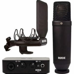 Rode NT1 KIT con interfase de audio AI-1 y soporte de micrófono