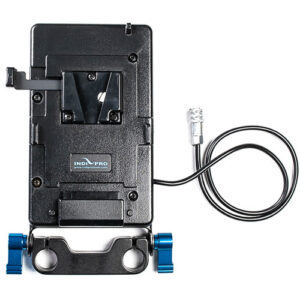IndiPRO Tools V-Mount Battery Plate con 15mm Rod Mount para Pocket 4K/6K