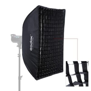Softbox Bowens 60x90cm SB-FW6090 con tela difusora + grilla