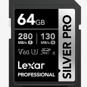 Lexar SD 64GB V60 280mbs