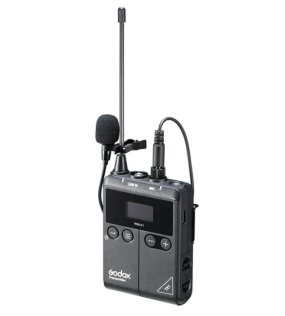 VMICS1 CAMERA MOUNT WIRELESS OMNI LAVALIER MICROPHONE SYSTEM FOR MIRRORLESS/DSLR CAMERAS
