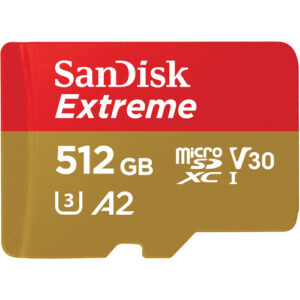 Micro SD Extreme 512GB 190mbs