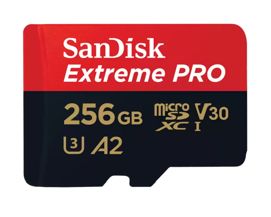 Micro SD Extreme Pro 256GB 200mbs