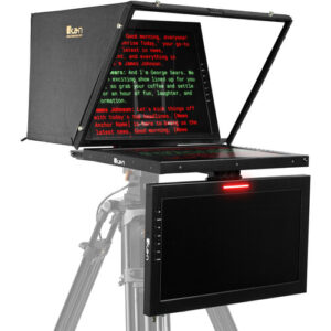 19" High-Bright SDI PTZ Teleprompter Kit with Tally Talent Monitor MFR #PT4900S-PTZ-TM-V2