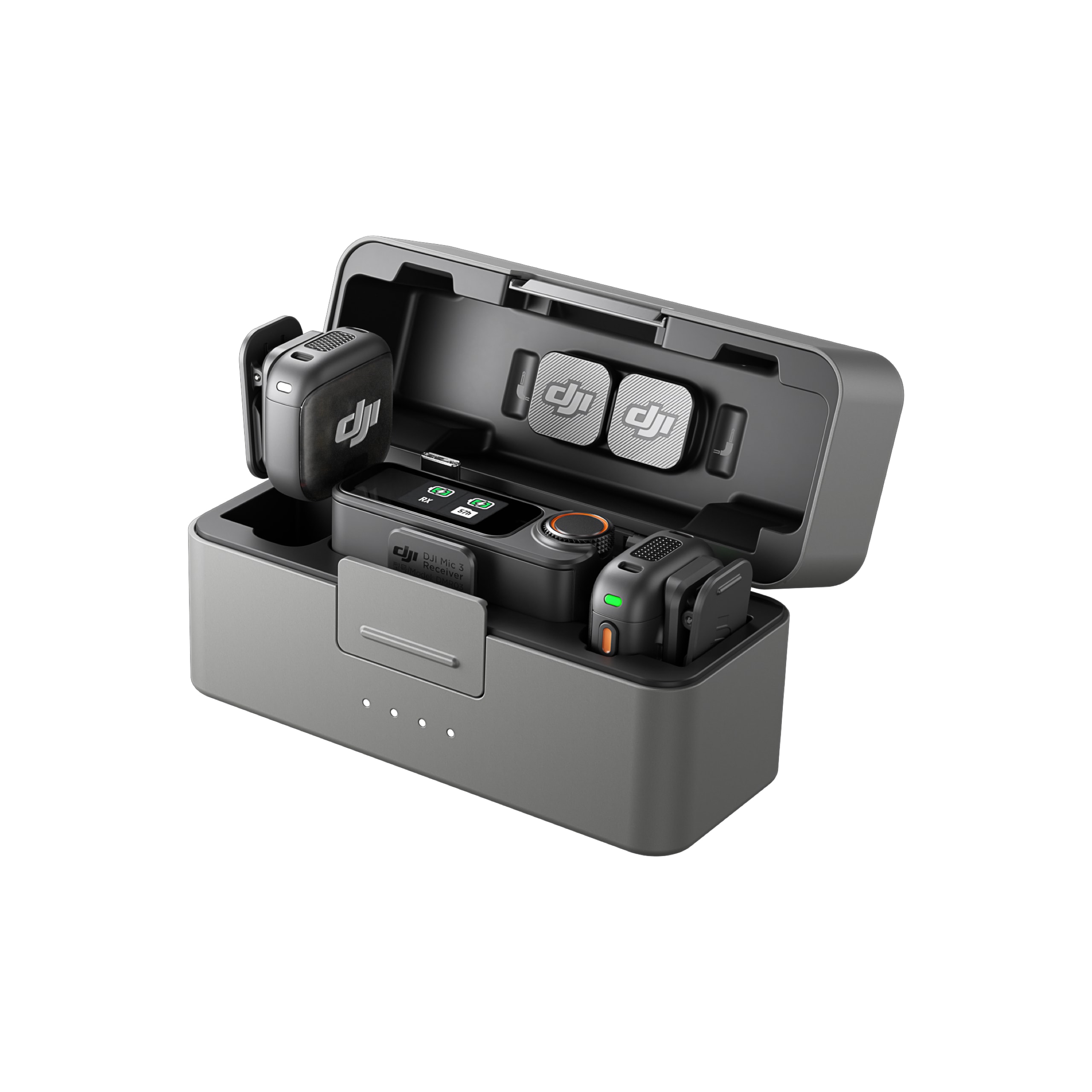 Mic 3 (2 TX + 1 RX + Charging Case)