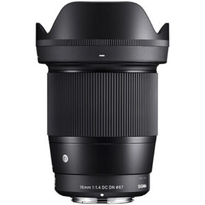 Lente Sigma 16mm f/1.4 DC DN Contemporary para Canon RF