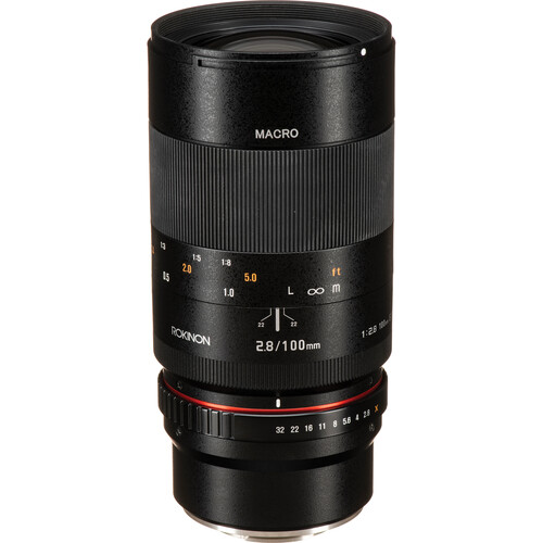 Lente Rokinon 100mm f/2.8 Macro para Fujifilm X