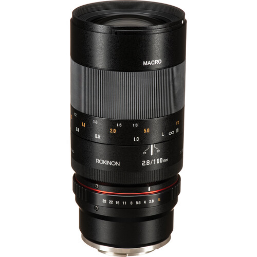 Lente Rokinon 100mm f/2.8 Macro para Sony E