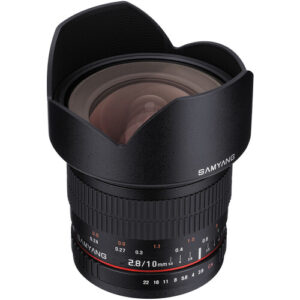 Lente Rokinon 10mm f/2.8 ED AS NCS CS para Canon EF