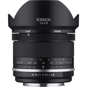 Lente Rokinon 14mm f/2.8 Series II para Canon EF-M