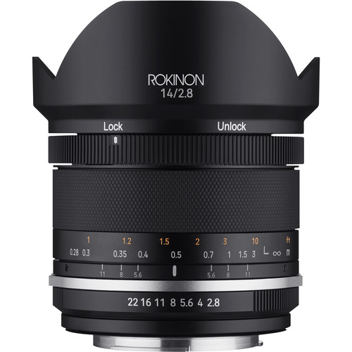 Lente Rokinon 14mm f/2.8 Series II para Canon EF