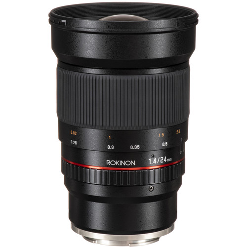 Lente Rokinon 24mm f/1.4 ED AS IF UMC para Sony E