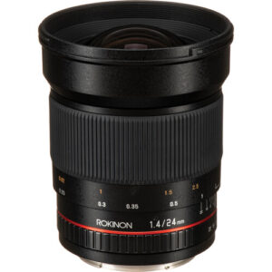 Lente Rokinon 24mm f/1.4 ED AS UMC para Canon EF
