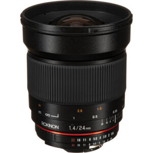Lente Rokinon 24mm f/1.4 ED AS UMC para Nikon F