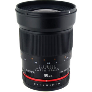 Lente Rokinon 35mm f/1.4 AS UMC para Fujifilm X