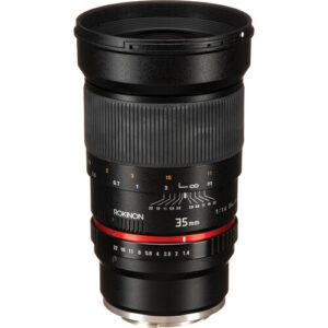 Lente Rokinon 35mm f/1.4 AS UMC para Sony E