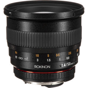 Lente Rokinon 50mm f/1.4 AS IF UMC para Nikon F