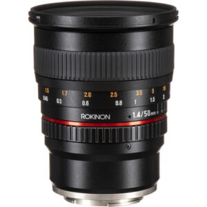 Lente Rokinon 50mm f/1.4 AS IF UMC para Sony E