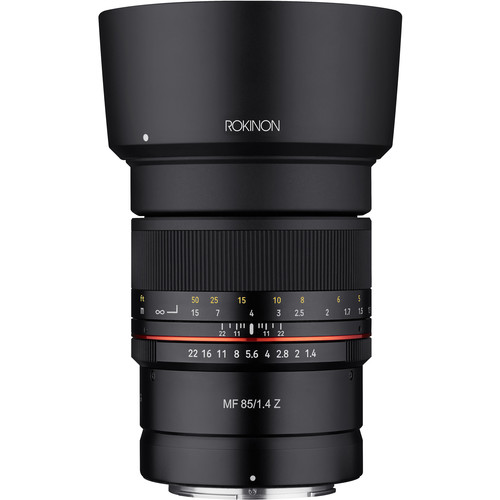 Lente Rokinon 85mm f/1.4 para Nikon Z