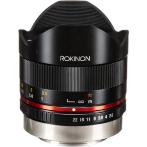 Lente Rokinon 8mm f/2.8 UMC Fisheye II para Fujifilm X