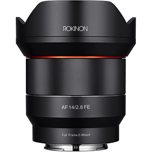 Lente Rokinon AF 14mm f/2.8 FE para Sony E