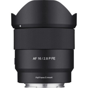 Lente Rokinon AF 16mm f/2.8 P FE para Sony E