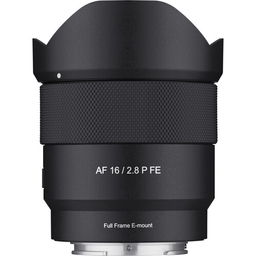 Lente Rokinon AF 16mm f/2.8 P FE para Sony E