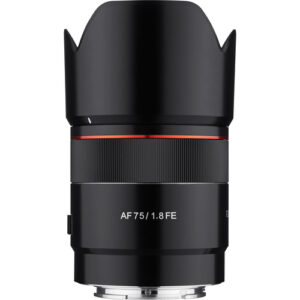 Lente Rokinon AF 75mm f/1.8 FE para Sony E