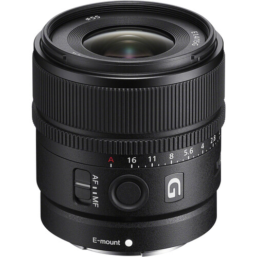 Lente Sony E 15 mm f/1.4 G