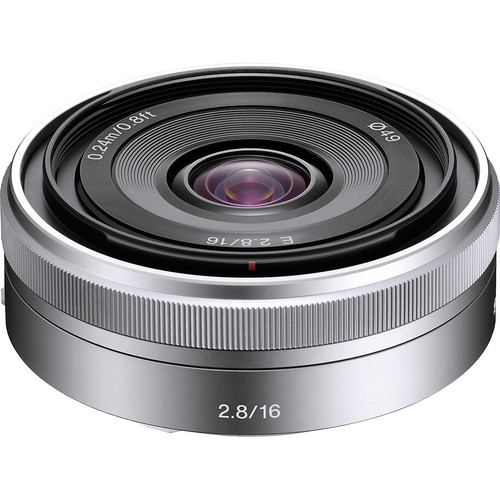 Lente Sony E 16 mm f/2.8