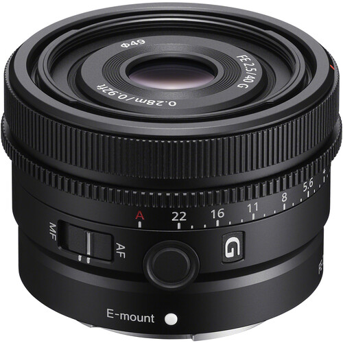 Lente Sony FE 40 mm f/2.5 G