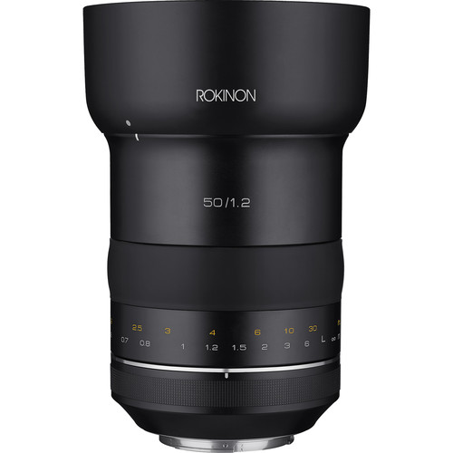 Lente Rokinon SP 50mm f/1.2 para Canon EF