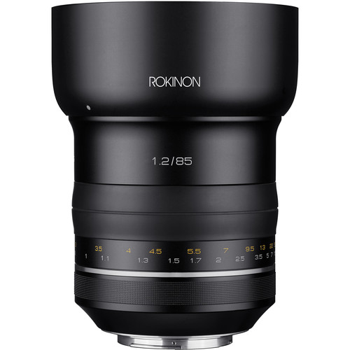 Lente Rokinon SP 85mm f/1.2 para Canon EF