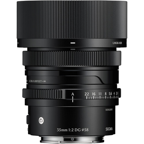 Lente Sigma 35mm f/2 DG II Contemporary Lens (Sony E)