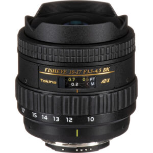 Lente Tokina 10-17 mm f/3.5-4.5 AT-X 107 DX AF para Nikon F
