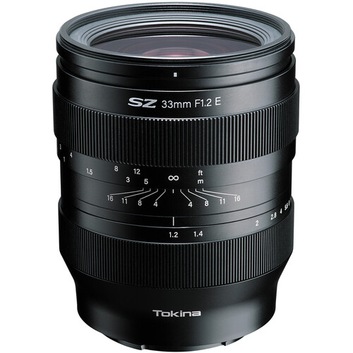 Lente Tokina SZ 33mm f/1.2 para Sony E