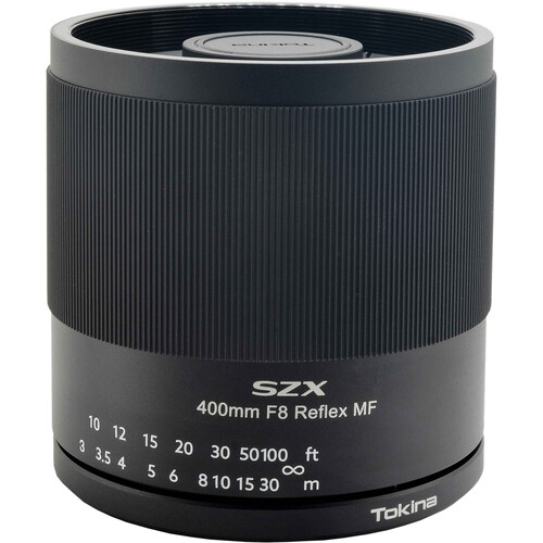 Lente Tokina SZX 400 mm f/8 MF para Canon EF