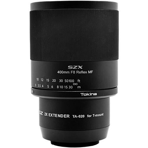Lente Tokina SZX 400mm f/8 Reflex MF Lens with 2x Extender Kit para Nikon Z