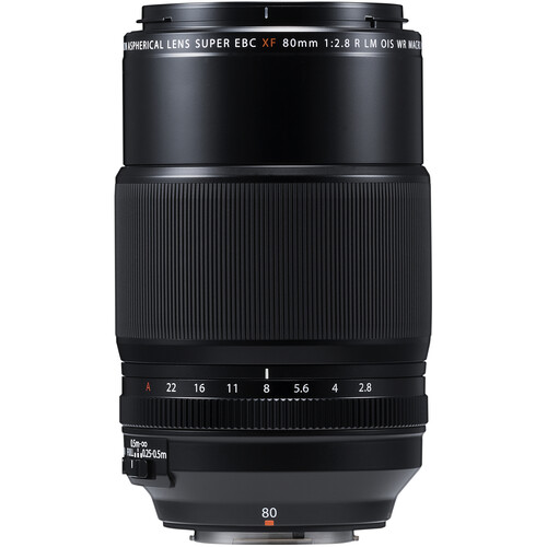 Lente Fujifilm XF 80 mm f/2.8 R LM OIS WR