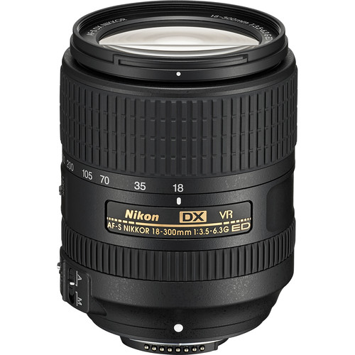 Lentes Nikon AF-S DX NIKKOR 18-300 mm f/3.5-6.3G ED VR