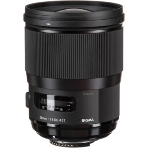 Lente Sigma 28mm f/1.4 DG HSM Art Lens for Nikon F