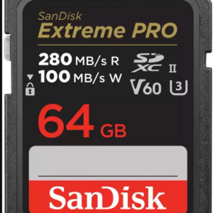 SD 64GB Extreme PRO V60 280mbs