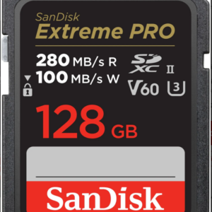 SD 128GB Extreme PRO V60 280mbs