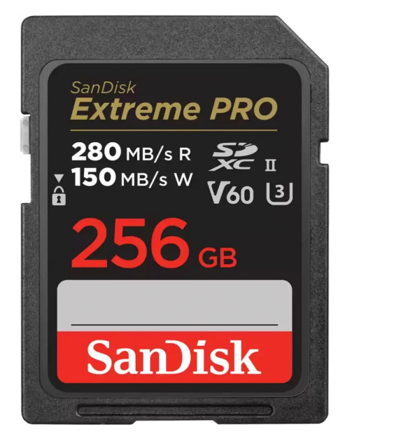 SD 256GB Extreme PRO V60 280mbs
